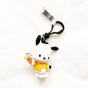 Monogram Sanrio Foods Pochacco with Ice Cream Bag Clip Keychain